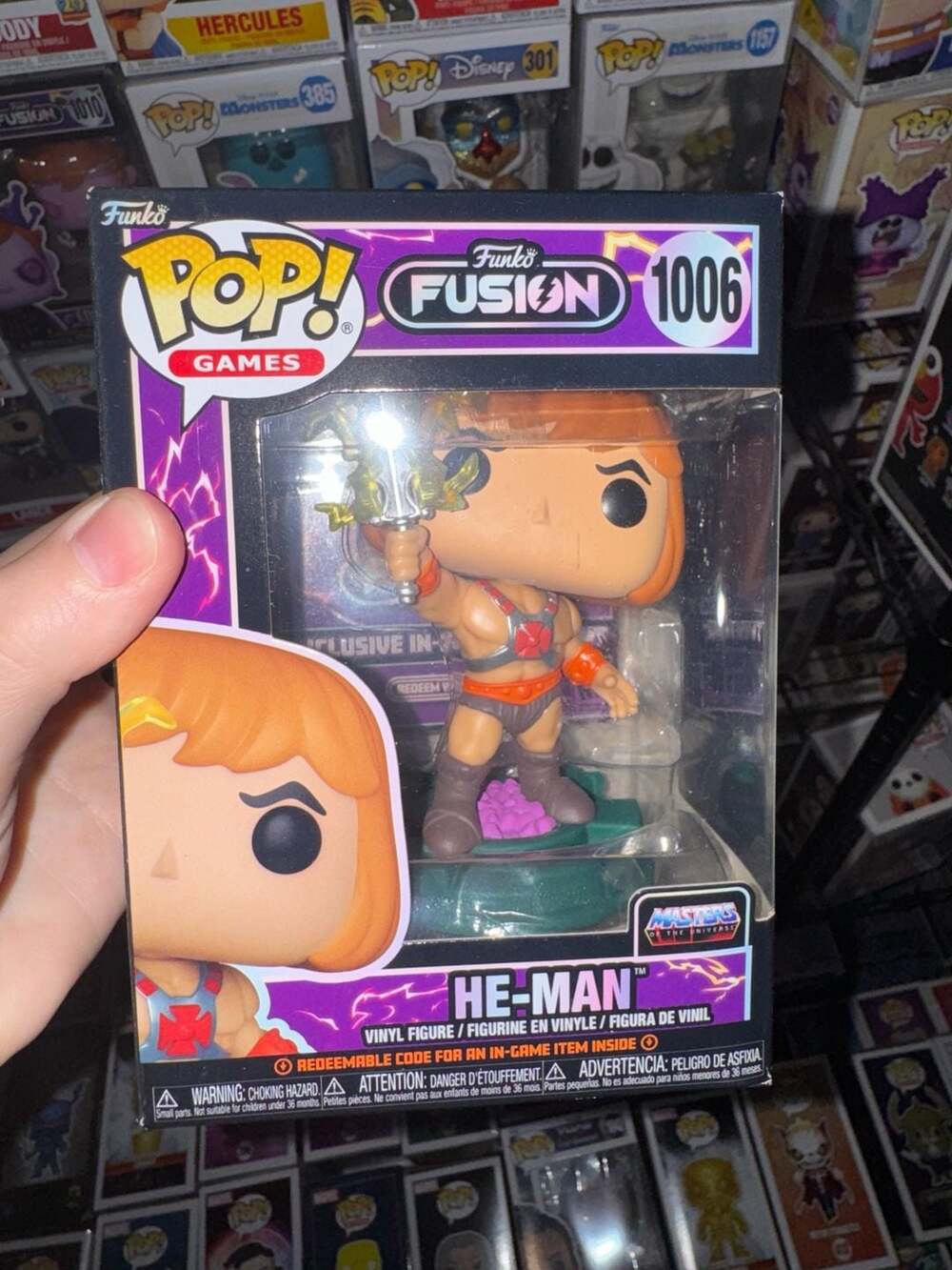 FUNKO POP! GAMES FUNKO FUSION MOTU HE-MAN #1006 VINYL FIGURE
